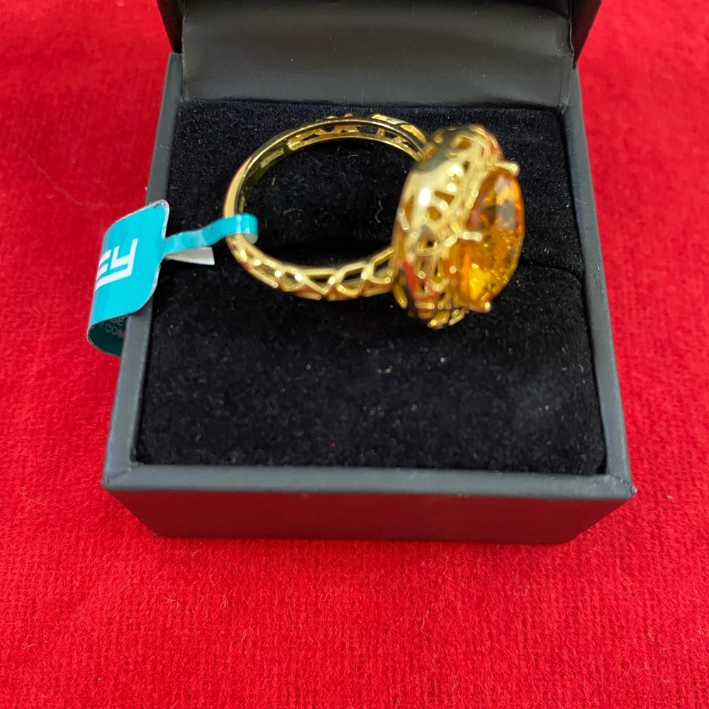 Effy Citrine Oval Statement Ring - image 4